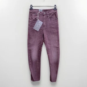 G Star Raw Type C 3D Super Slim Jeans Men’s W28 L29 Dark Fig Red Stretch - BNWT - Picture 1 of 17