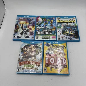 Lote de 5 juegos para Nintendo Wii U Donkey Kong Mario - Imagen 1 de 4