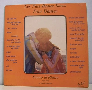 2 X 33 RPM Franco Di Rienzo Saxo LP 12" Plus Beaux Slows Pour Danser Nos Amours - Picture 1 of 1