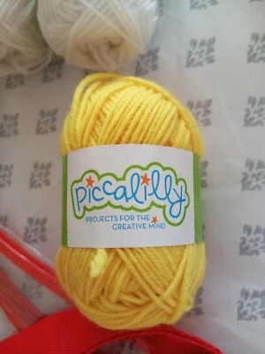 Yellow Yarn Ball, 2ply, 100% Acrylic, 50 grams [BRAND NEW] - Image 1 of 3
