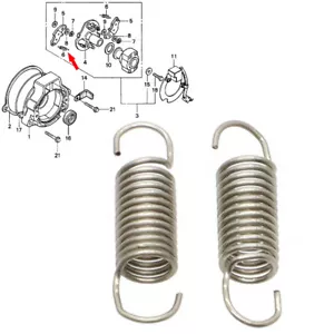 Par de generadores de pulso de resortes Spark Advancer para Honda XR200R 94-02 30224-437-000 - Imagen 1 de 7