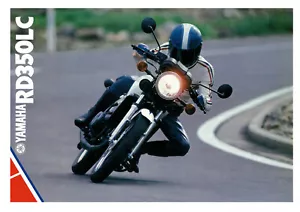 YAMAHA Brochure RD350 RD350LC 1981 1982 Sales Catalog Catalogue REPRO - Picture 1 of 3