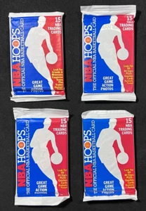 1989 NBA HOOPS PACKS, STAR LOT: STOCKTON, MALONE, OAKLEY, EWING - Bild 1 von 2