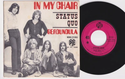 STATUS QUO * In My Chair * French 45 * 1970 EASTERN PSYCH FREAKBEAT * Listen! - Image 1 of 2