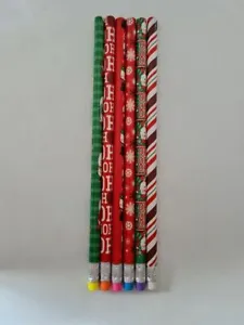 Set of 6 HB Christmas pencils - Picture 1 of 1