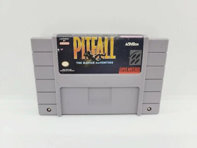 Pitfall: The Mayan Adventure (Super Nintendo Entertainment System SNES, 1994) - Image 1 of 4