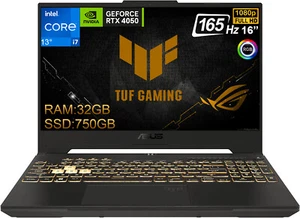 Notebook ASUS TUF Gaming i7-13650HX RAM 32GB SSD 750GB NVIDIA RTX 4050 W11pro - Foto 1 di 7