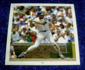Ryne Sandberg #15 Sticker 1991 Record Breakers 2.5X2.5" Cut Photo Mint Oddball - Picture 1 of 12