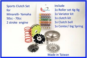 Performance Clutch set for Yamaha JOG 50 CY50 Horizontal engine 2 stroke TX - Bild 1 von 6