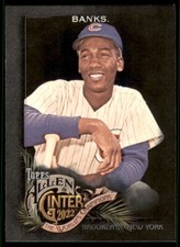 Ernie Banks 2022 Topps Allen & Ginter X Black Card #3 Chicago Cubs