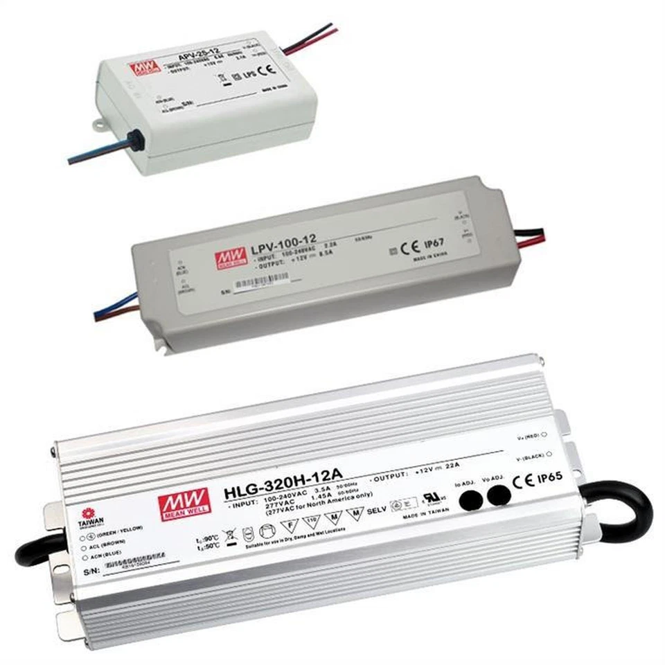 MeanWell LED Netzteile APV- LPV- HLG- Serie Trafo Treiber Stromversorgung - Bild 1 von 1