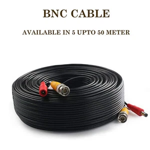 BNC DC POWER CAMERA EXTENSION CABLE CCTV SECURITY CAMERA DVR VIDEO RECORD LEAD - Picture 1 of 24