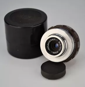 MODIFIED TO M39 INDUSTAR f5.6/30 WIDE ANGLE lens from YOLKA ELKA KGB camera (2) - Picture 1 of 8