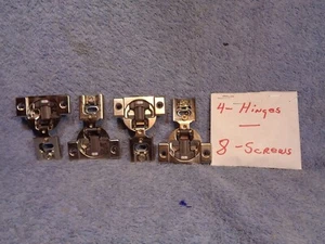 BLUM Austria 38C355 B1.02 1/2" Cabinet Hinge 4 LOT Soft Close READ Ad on Screws - Picture 1 of 21