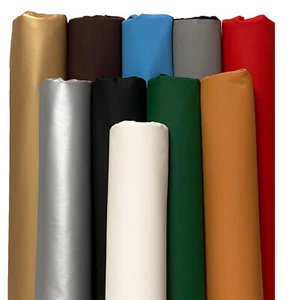 Soft Faux Leather Spandex Smooth Matt Stretch Fabric Leatherette Material Vinyl - Picture 1 of 18