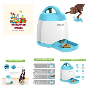 Automatic Dog Treat Dispenser, Interactive Dog Toys Treat Dispensing for IQ T... - Picture 1 of 9