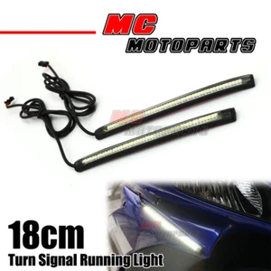 Motorcycle 180mm Rear Signal LED Strip Lights For Aprilia Brake Turn Signal - Imagen 1 de 7