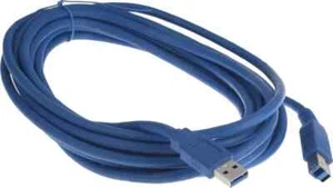 1 pcs - RS PRO USB 3.0 Cable, Male USB A to Male USB B Cable, 5m - Picture 1 of 2