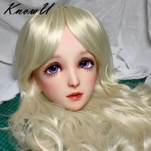 Masque Kigurumi Cosplay elfe tête chale masque animé BJD visage de poupées - Picture 1 of 10