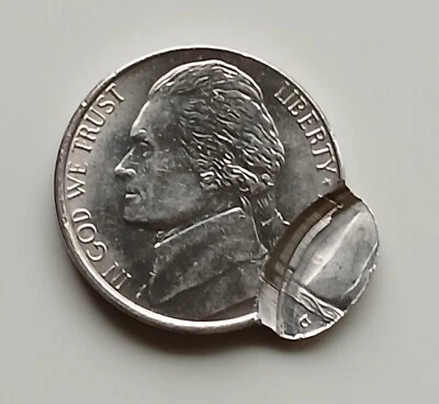 No Date D DOUBLE STRUCK Error Nickel UNCIRCULATED - Image 1 of 2