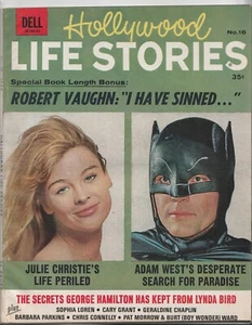 US: Hollywood Life Stories Vol 1 #16 - Dell Publishing 1966 Batman's Adam West - Picture 1 of 7