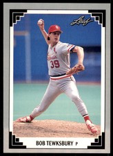1991 Leaf Bob Tewksbury Baseball Cards #460