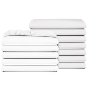 Deep Pocket Fitted Sheet Hotel Quality Pack of 12 Soft Elastic Mattress Sheets - Picture 1 of 7