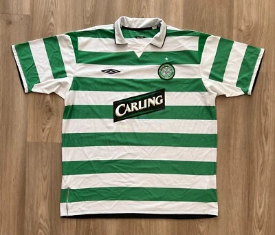 Vintage 2004/05 Home Umbro Celtic Football T-Shirt Soccer Jersey - Image 1 of 4