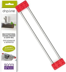 Sanni Shoo drip.line Fresh Red - Sink Drying Tray/Rack - Picture 1 of 7