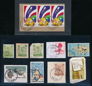 THAILAND SIAM MAE RIM MAE YEN MAE HONG MAE WANG MAE WA MAE TAENG PMKS 12 stamps - Picture 1 of 1