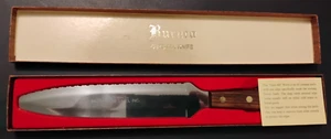 Cuchillo de colección Burnco corta todo en caja publicidad automotriz venta de neumáticos Bastian - Imagen 1 de 7