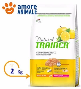 Trainer Natural Small Manzo e Riso 2 kg per Cani Taglia Piccola Crocchette cani - Foto 1 di 2