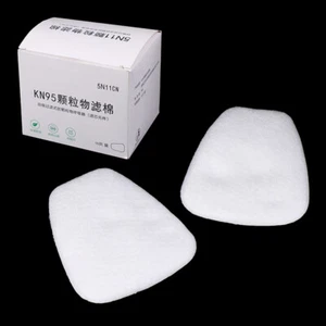 5N11 Cotton Filters Set Replaceable For 6200/7502/6800 Mask Chemical Respira- Pe - Picture 1 of 10