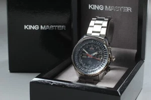 [Near MINT w/ Box] Orient King Master EM00-C1 World Time AT Men's Japan #2777 - Picture 1 of 12