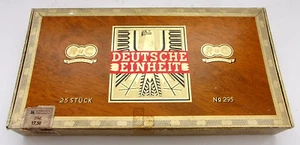 Alte Zigarrenkiste "Deutsche Einheit" R u C Zigarren Kiste aus Pappe leer - Bild 1 von 10