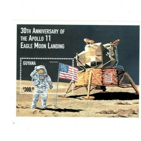 Guyana - 1999 - Moon Landing - Souvenir Sheet - MNH Cover