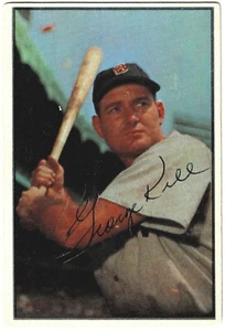 1953 Bowman George Kell #61 Signed Autographed Auto Baseball Card JSA LOA! - Picture 1 of 3