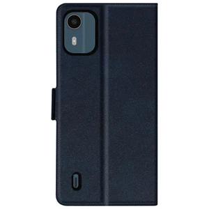 Case for Nokia C12 Wallet Flip Card Holder Video St& Slim Design Navy - Picture 1 of 6