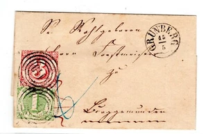 JWSTAMPS Thurn & Taxis Sc #47, 53. Nice Grunberg Cancel - Imagen 1 de 1