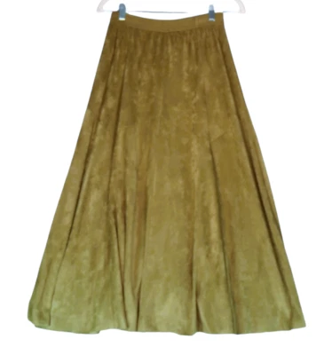 Винтажная женская юбка макси Brenda Goode без застежек из искусственной замши для мягкой девочки - Изображение 1 из 4