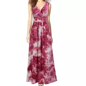 Woosea Maxi Dress Sleeveless Deep V Neck Stretch Loose Casual Womens Size Medium - Picture 1 of 11