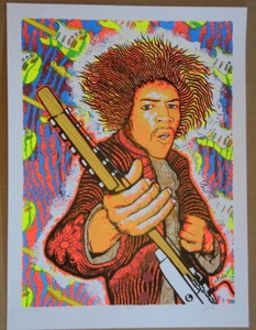 JIMI HENDRIX - ART PRINT - LINDSEY KUHN -  ARE YOU EXPERIENCED - AXIS - POSTER - Picture 1 of 3