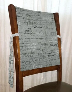 Family Love Words Chair Back & Seat Covers - Afbeelding 1 van 7
