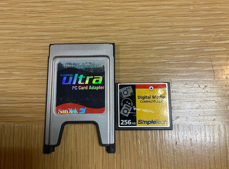 SanDisk Ultra Compact Flash to PC Card PCMCIA Adapter (SDDR-64-784) - Image 1 of 1