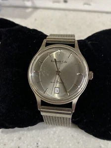 Kenneth Cole Men's Watch KC3025 Quartz Silver Dial Mesh Stretch Band 36mm - Picture 1 of 6
