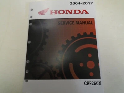 2004-2017 Honda CRF250X Crf 250 X Servicio Tienda Reparar Taller Manual Nuevo - Imagen 1 de 4