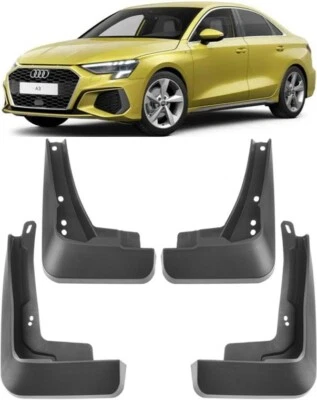 Genuine Set Splash Guards Mud Flaps For 2021-2025 Audi A3 S-Line / S3 Saloon - Image 1 of 4