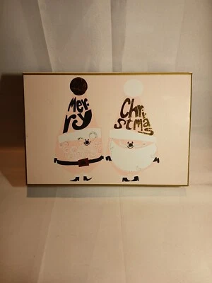 Juego de platos de anidación marca Rosanna de 2 piezas rosa/dorado/estilo Wimsicle gnomo Foto 1 de 4