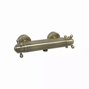 Shower Bar Mixer Valve Gallant Thermostatic Antique Brass Solid Brass ENKI T39 - Picture 1 of 4