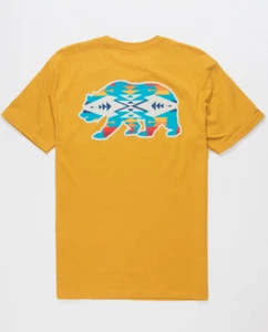 Pendleton Men's Short Sleeve Tucson Bear T-Shirt Gold Size MEDIUM M Tee NEW - Picture 1 of 7